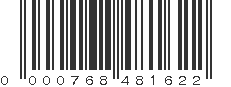 UPC 000768481622