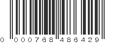 UPC 000768486429