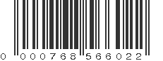 UPC 000768566022