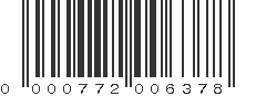 UPC 000772006378