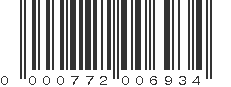 UPC 000772006934