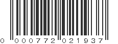 UPC 000772021937