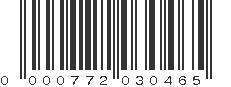 UPC 000772030465