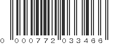 UPC 000772033466