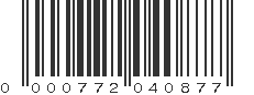 UPC 000772040877