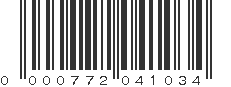 UPC 000772041034