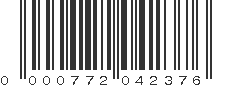 UPC 000772042376