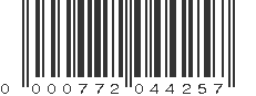 UPC 000772044257