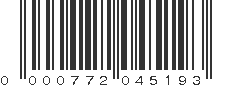 UPC 000772045193