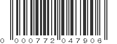 UPC 000772047906