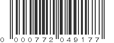 UPC 000772049177