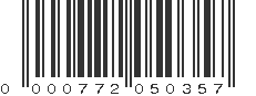 UPC 000772050357