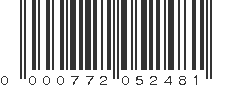 UPC 000772052481