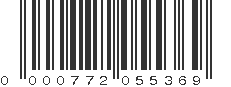 UPC 000772055369