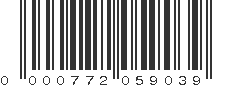 UPC 000772059039