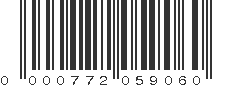 UPC 000772059060