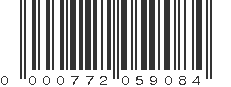 UPC 000772059084