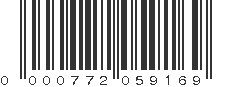 UPC 000772059169