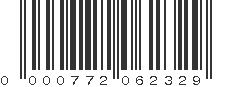 UPC 000772062329