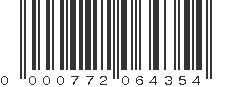 UPC 000772064354