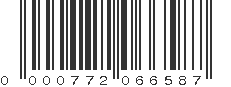 UPC 000772066587