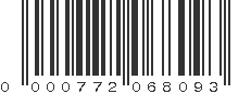 UPC 000772068093