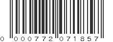 UPC 000772071857