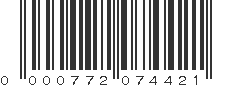 UPC 000772074421