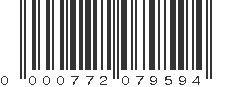 UPC 000772079594