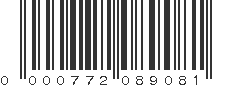 UPC 000772089081