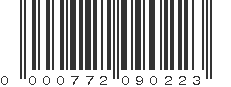 UPC 000772090223