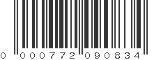 UPC 000772090834