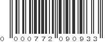 UPC 000772090933