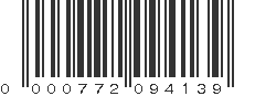 UPC 000772094139