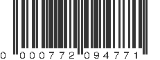 UPC 000772094771