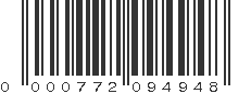 UPC 000772094948