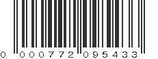 UPC 000772095433