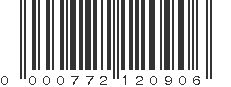 UPC 000772120906