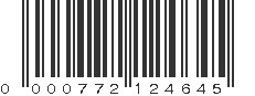 UPC 000772124645