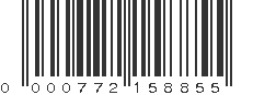 UPC 000772158855