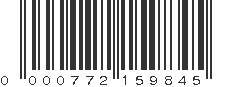 UPC 000772159845