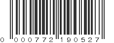 UPC 000772190527