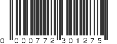 UPC 000772301275