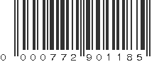 UPC 000772901185