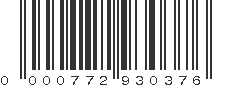 UPC 000772930376