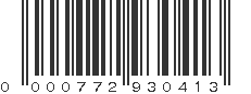 UPC 000772930413