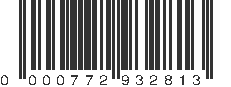 UPC 000772932813