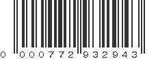 UPC 000772932943