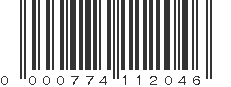 UPC 000774112046