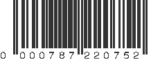 UPC 000787220752